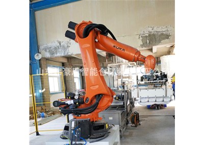 除塵灰全自動拆垛機 自動拆垛拆包設備現場
