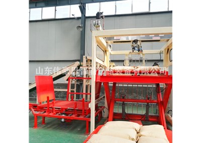 面粉全自動碼垛設(shè)備 高位碼垛機(jī)客戶現(xiàn)場