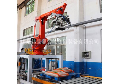 氫氧化鈉自動拆垛拆包線 機械手拆垛機工作流程