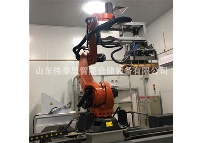 氯化鈉全自動碼垛設備 成都碼垛機器人工作視頻