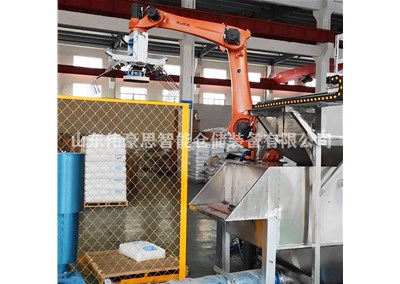 30KG食用鹽全自動拆垛機設備的作用