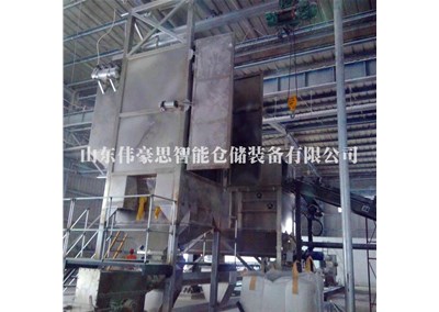 稻殼灰噸袋拆包設備的工作原理