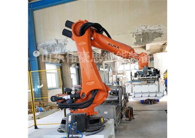 添加劑自動包裝碼垛線 編織袋全自動碼垛機械手