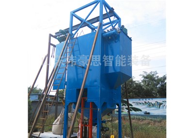 石粉無塵噸包卸料機 噸袋拆包設(shè)備工作視頻