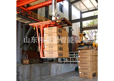 箱裝調料全自動裝車機功能簡述