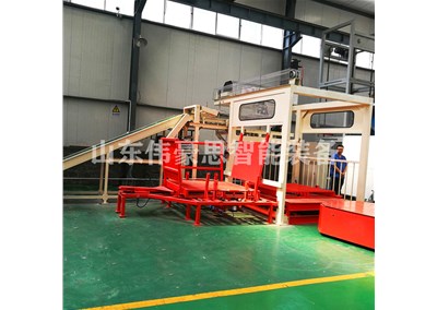 袋裝尿素自動高位碼垛機 全自動碼垛系統方案