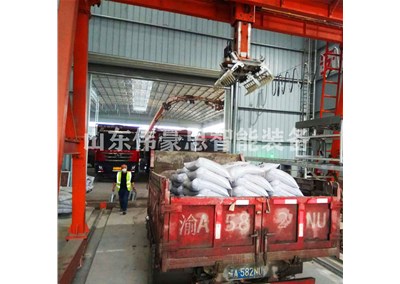 催化劑自動(dòng)裝車(chē)碼垛線(xiàn) 袋料桁架式裝車(chē)設(shè)備