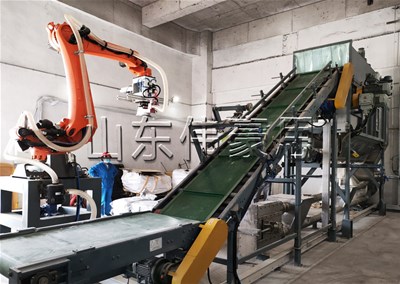 工業硫磺全自動拆垛機 自動拆垛機器人設備簡介