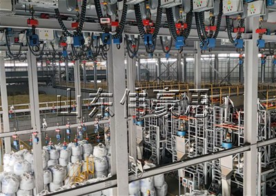 鋰電行業噸包破包機 全自動噸袋卸料站流程