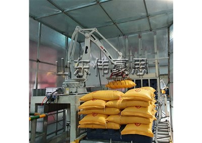 炭黑顆粒全自動碼垛機 機械手碼垛設備優點