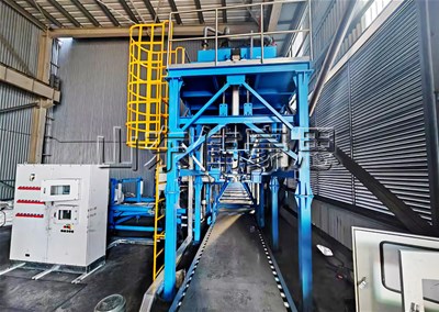 鋰電行業全自動噸包秤工作過程